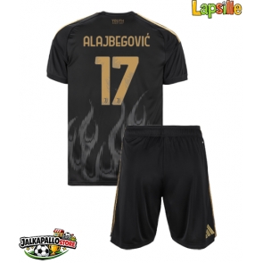 Juventus Kerim Alajbegovic #17 Kolmaspaita Lapsille 2026-27 Lyhythihainen (+ shortsit)